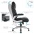 Fauteuil de bureau pied chrome JUPITER