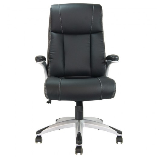 Fauteuil de bureau pied chrome JUPITER