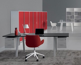 Bureau avec 2 Caissons Suspendus E-PLACE