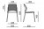 Lot de 4 Chaises EASY PRO dossier résille TALE