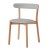 Lot de 2 Chaises WOODY Pieds Bois