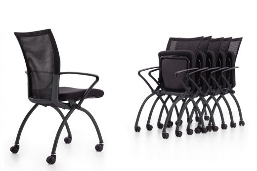 LOT DE 2 Fauteuils sur roulettes Assise Rétractable ROTEL ULTRA