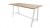 Table de réunion haute COHESION 200 x 100 piétement blanc