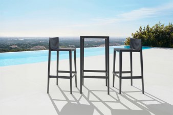 Ensemble Table Haute Carrée et 2 Chaises SPRITZ