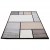 Tapis design PASTEL en Polypropylène et Jute 200 x 290