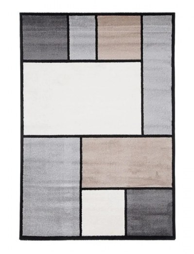 Tapis design PASTEL en Polypropylène et Jute 200 x 290